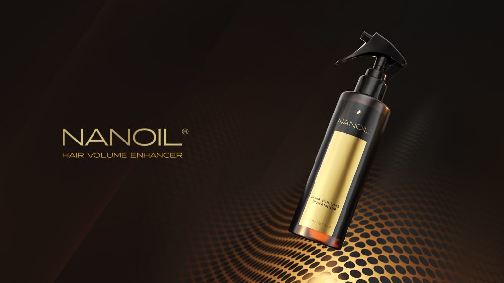 spray para cabello de apariencia voluminosa nanoil